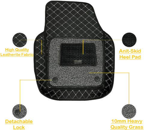 RKPSP Leatherite 7D Mat For Maruti Suzuki A-Star