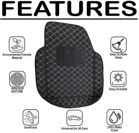 RKPSP Leatherite 7D Mat For Maruti Suzuki Ritz