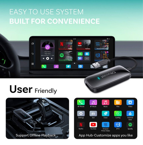 Ottocast Play2Video Ultra wireless android auto/Carplay 4+32GB