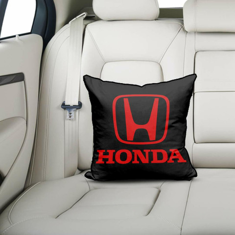 kioni Black Polyester Car Pillow Cushion for Honda Price in India