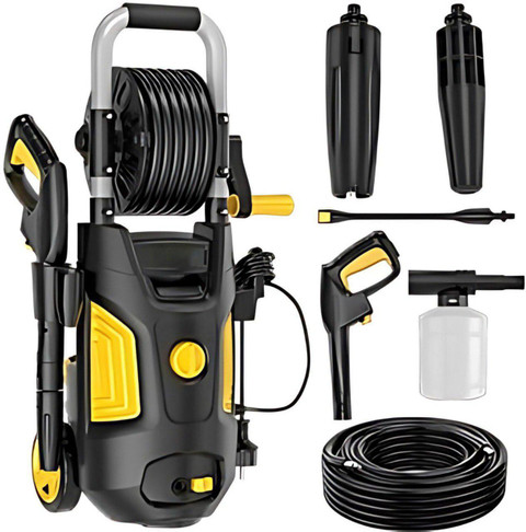 rich mart Double Battery Cordless Handheld Powerful Gun for Car Washing  Multi-Purpose Pressure Washer