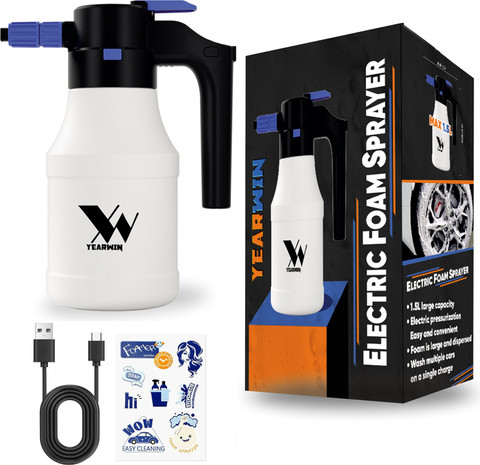 Yearwin Foam Sprayer For Car Bike USB Rechargeable Cordless