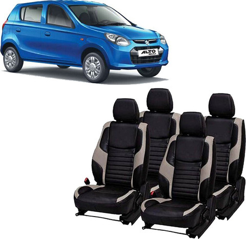 AutoSafe PU Leather Car Seat Cover For Maruti Alto 800 Price in