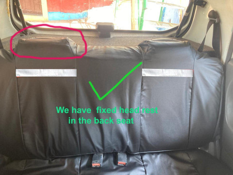 K10 Back Seat Covers Maruti Suzuki Alto K10 2010-2014 PU