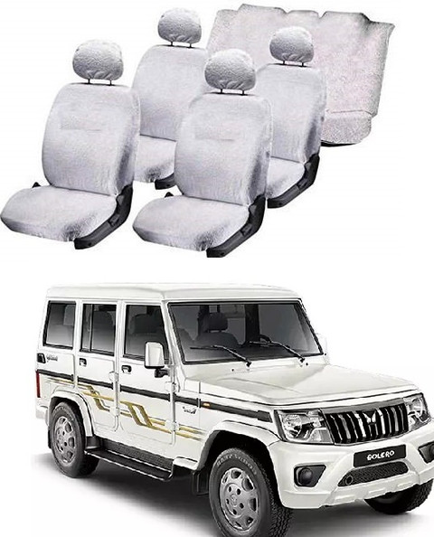 Autohug Cotton Car Seat Cover For Mahindra Bolero 7S Price in