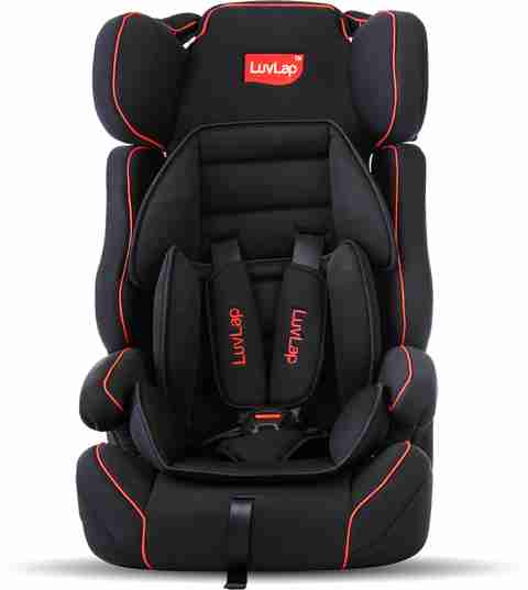 LuvLap Comfy Car Seat for Baby Kids with height adjustable Headrest, M  to 12 Yr Baby Car Seat