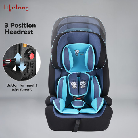 Lifelong Cuppy Car Seat with Isofix for months to 12 years old Kids  LLCCS022 Baby Car Seat