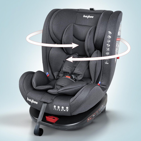 baybee Convertible Car Seat for Baby with Isofix Recline Headrest  Adjustable Travel Baby Car Seat