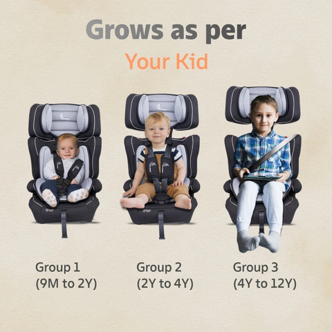 R for Rabbit Jumping Jack Grand For 0-12 Years Kids ECE R44/04 Safety  Certified Baby Car Seat