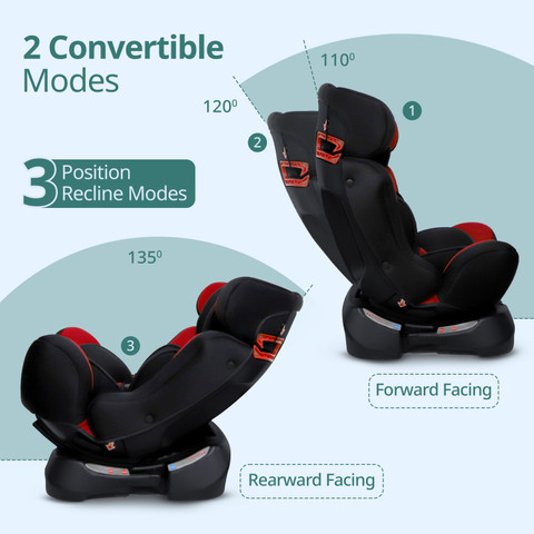 LuvLap Galaxy Convertible Car Seat for Baby Kids from Months to  Years, Baby Car Seat