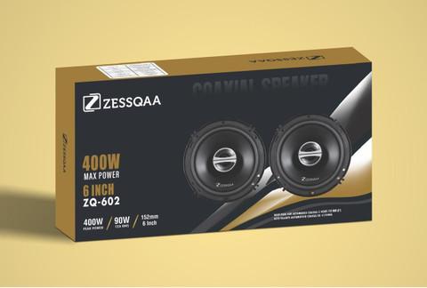 ZESSQAA 6 Inch 2-Way Coaxial Car Speakers | Dual Voice Coil | Door