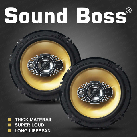 Sound Boss Gold Series SB-675GS Inch 3-Way Coaxial Car Speaker