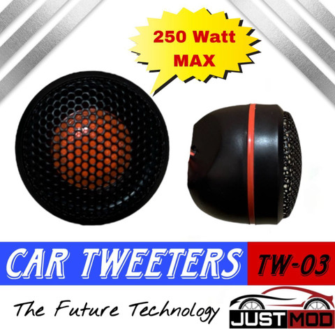 JUST MOD TW-03 Tweeter Speaker Coaxial Car Universal 230 watt Max 60w RMS  Set) Tweeter Car Speaker