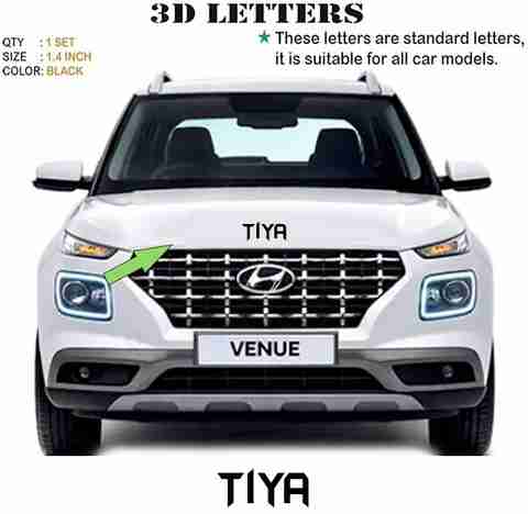1-tiya-3d-name-for-car-sy-