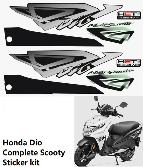 Scooter Honda Dio Original Stickers Price Bookamaze Sticker Decal