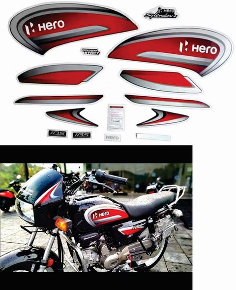 Dcauto Multicolor Bike Sticker Decal - Image 6