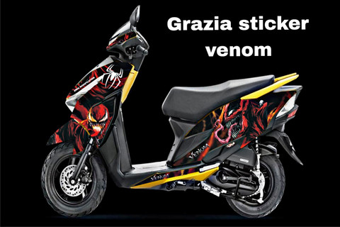 Bike Modified Honda Shine Alteration Stickers Graphics Sticker Set