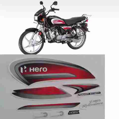 Dcauto Multicolor Bike Sticker Decal - Image 5