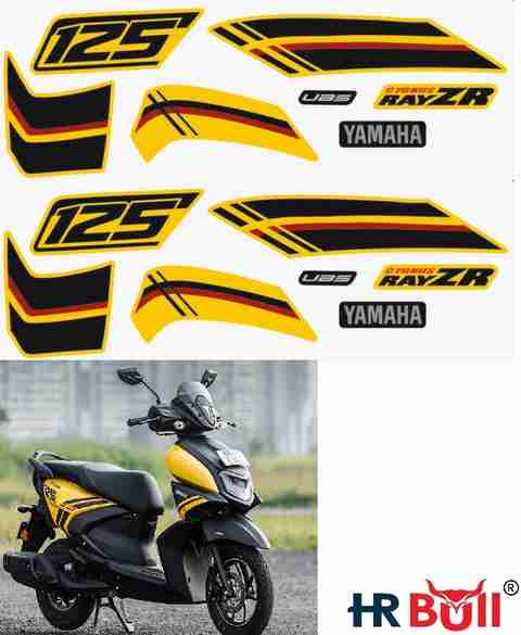 zr 125 yamaha ray z body sticker