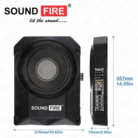 Sound Fire Compact Under Seat Subwoofer SOUND FIRE SF-S-10 PRO
