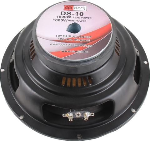 DODJ DS-10 10 Inch 120 mm Single Magnet Car Powered Subwoofer