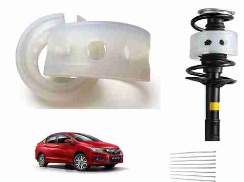 AutoClean REAR COIL SPRING BUFFER FOR CITY ZX DOLPHIN (2003-2007