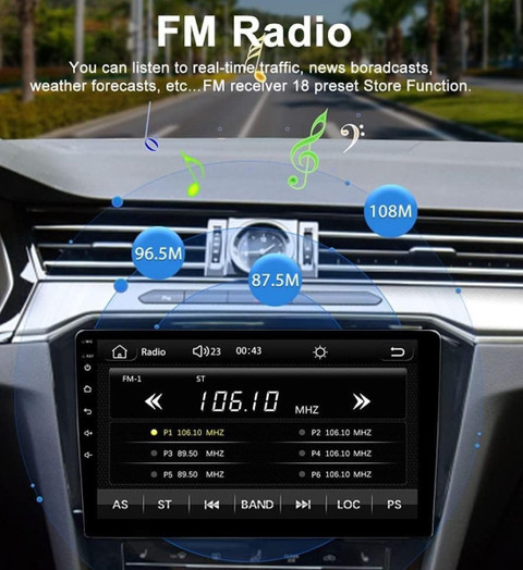 MSNP Multifunctional 9inch Android Full Touch/140 deg Viewing