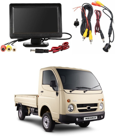 WheelCore Display Reverse Camera for Tata Ace Black LCD