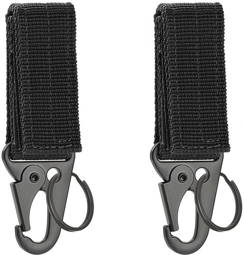 UFC Keychain Carabiner - Jumbo Blackout Style With Keyring, MMA Fan Gear For Keys, Bag, Or Gym