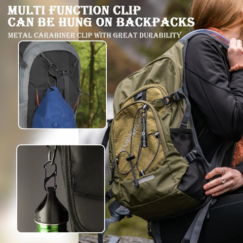 StyleOxx 3Pcs S Biner Zipper Clips Anti Theft,Zipper Locks for Backpacks  Clip Locking Carabiner