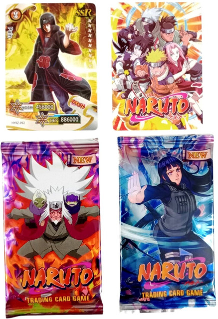 Gift Collection 48 PCS Naruto Itachi Sasuke Booster Playing Cards