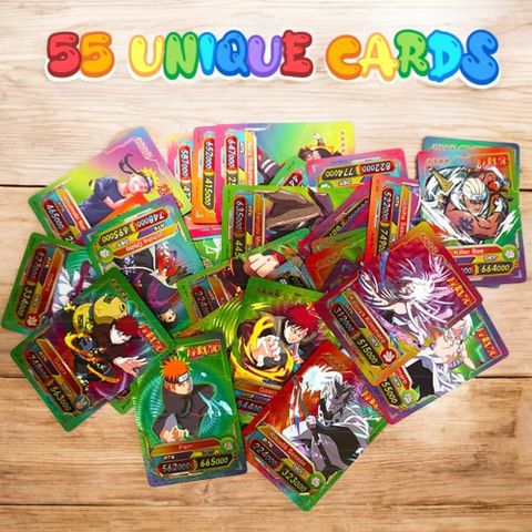 Bazaar Naruto Anime Unique Card Official Anime CCG Foil 55Pc Card