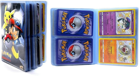 CrazyBuy Pokemon Card File (2 Pockets Per Page) For Pokemon Card