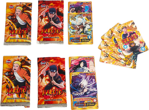 WOYR Premium 4 PC Naruto Itachi Sasuke Booster Playing Cards
