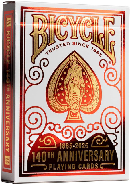 Bicycle Playing Cards 140th Anniversary Edition – Metallic Gold
