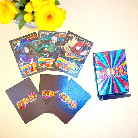 SSAppliances Naruto Black Cards Set | Anime Battle Cards with