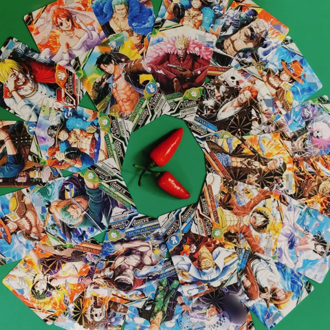 WOYR 18 Pack (144 Cards) One Piece Anime Luffy Zoro Sanji Booster