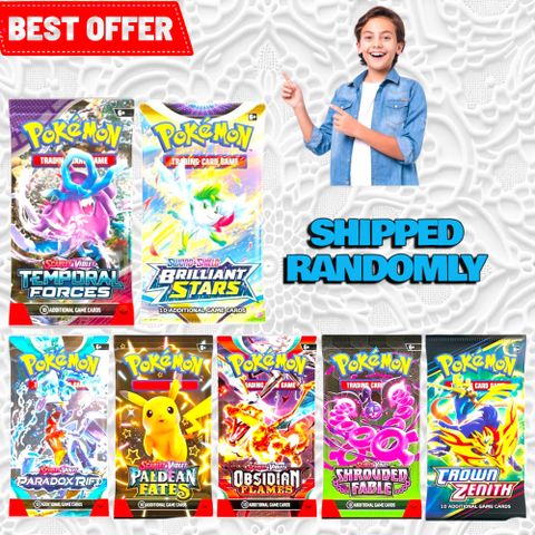 taka saki POKEMON CARDS LATEST NEW 100 CARDS PACK SET - POKEMON