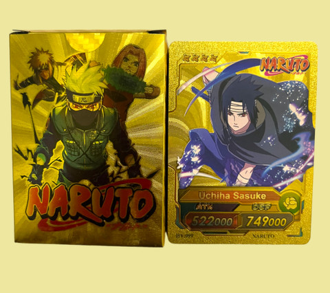 WOYR Premium 55 PC Gold Foil Naruto Itachi Sasuke Booster Playing