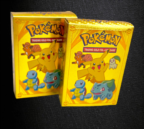 55pc gold pokemon cards Watch Unboxing Ultra Rare 55 PCs Golden V Vmax DX GX on Amazon Live Plastic Pokemon Cards GOLDEN PACK