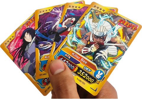 WOYR Premium 4 PC Naruto Itachi Sasuke Booster Playing Cards