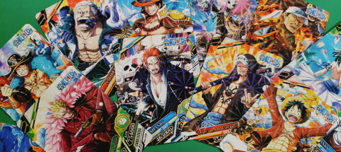 Thrifx Luffy Zoro Boa Hancock Series OnePiece Cards Pack of 100