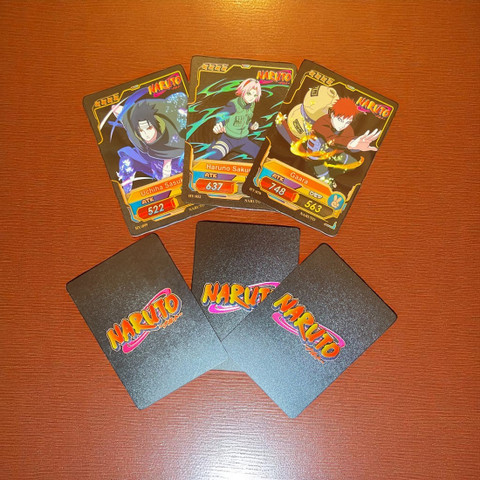 AKI様リクエスト 5点 まとめ商品　NARUTO　カードゲーム SSAppliances Naruto Black Cards Set | Anime Battle Cards with