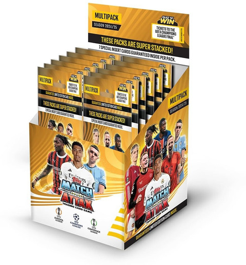 match attax rare cards 24 25 Topps Season Year 2024-25 Flow Pack Rs. 25.00 | SAMS TOY Topps UEFA Champions League Match