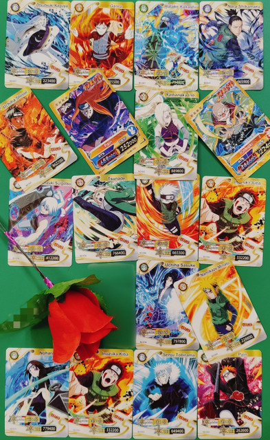 Thrifx Premium NARUTO CARD300pcs Itachi Booster Sasuke& 20 CARDS