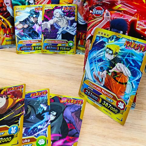 Thrifx Premium Naruto Trading Cards 80 Pack | Rare, Holographic