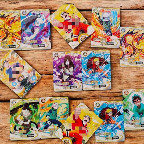 Thrifx Premium Naruto Trading Cards 80 Pack | Rare, Holographic