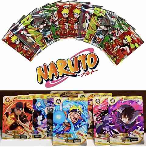 Thrifx Premium Naruto Trading Cards 40 Pack | Rare, Holographic