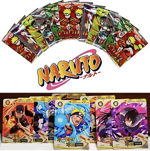 Thrifx Premium Naruto Trading Cards 40 Pack | Rare, Holographic