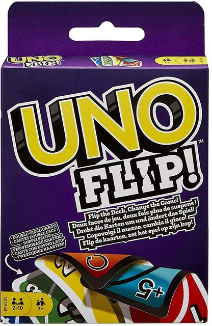 Sani International Toy World Uno Flip Side Cards Most Popular Mind Game  Family Fun Game Party Game